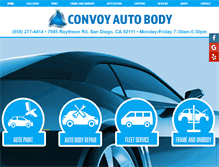 Tablet Screenshot of convoyautobody.com